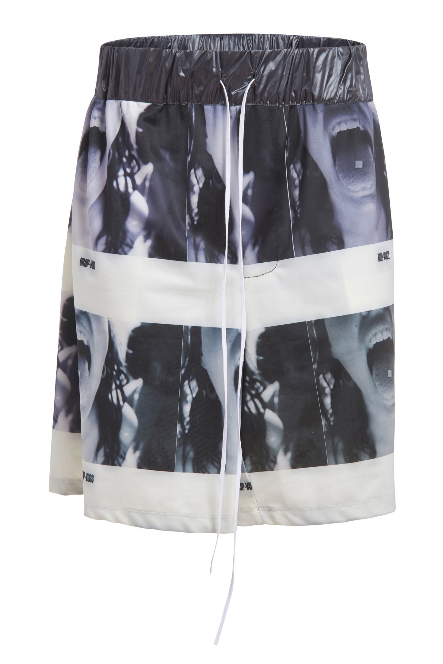 Drop Print Nylon Shorts